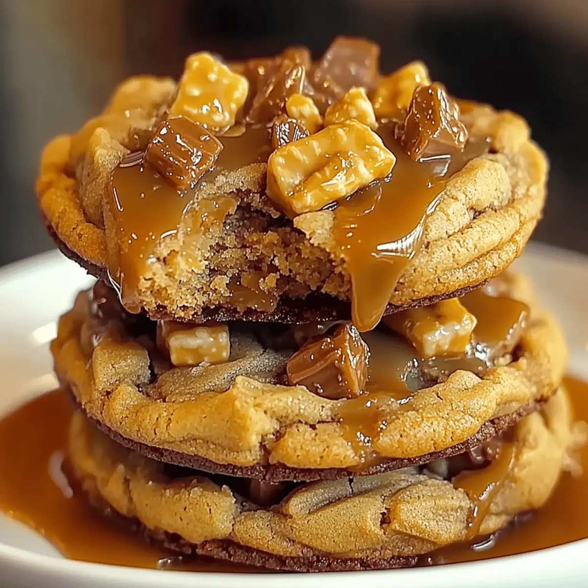 Butterfinger Caramel Crunch Cookies that Wow Every Bite