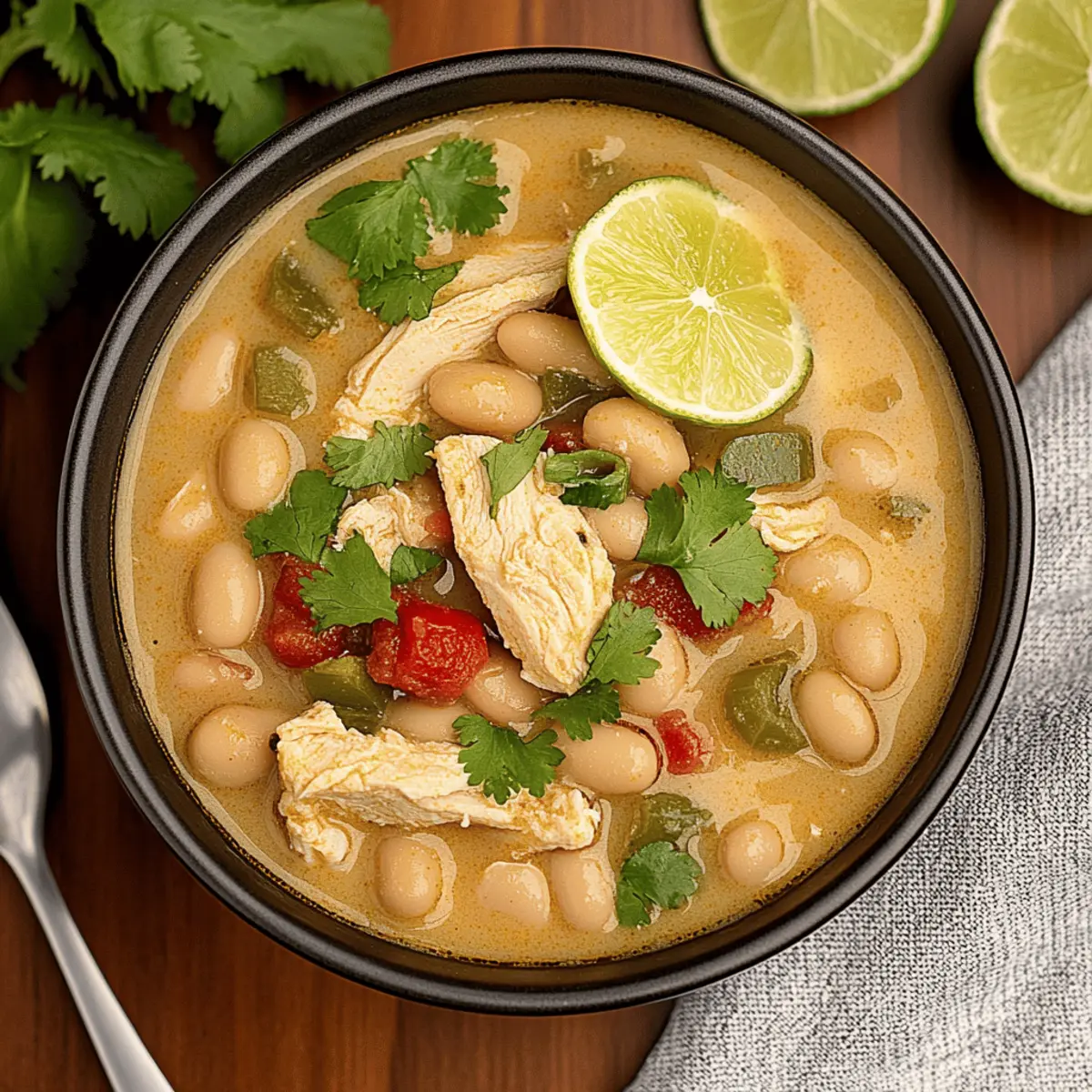 Cajun White Chicken Chili: Creamy Comfort in Every Bite