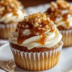 Caramel Apple Pie Cupcakes