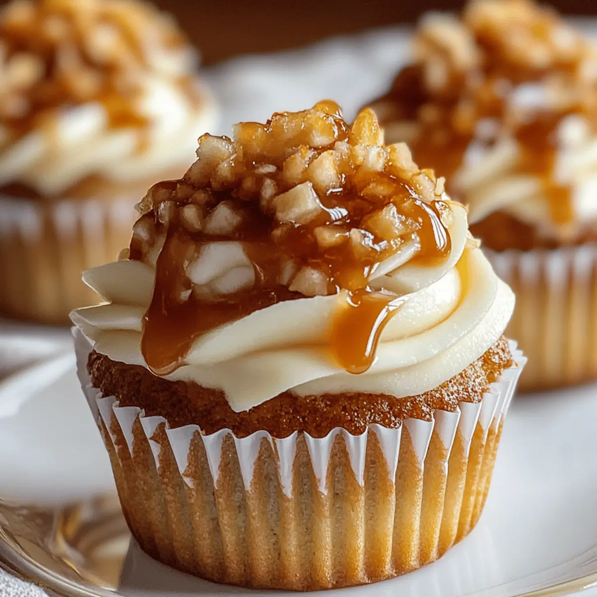 Irresistible Caramel Apple Pie Cupcakes for Cozy Fall Nights