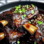 Caramelized Slow Roast Asian Beef Short Rib