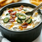 Cheesy Garlic Jalapeño Cream Cheese Dip
