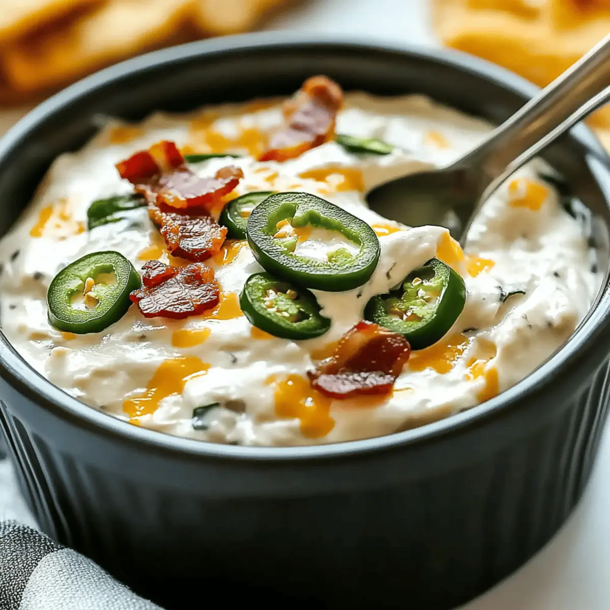 Cheesy Garlic Jalapeño Cream Cheese Dip for Ultimate Snacking