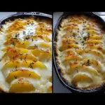 Cheesy Garlic Potatoes Gratin