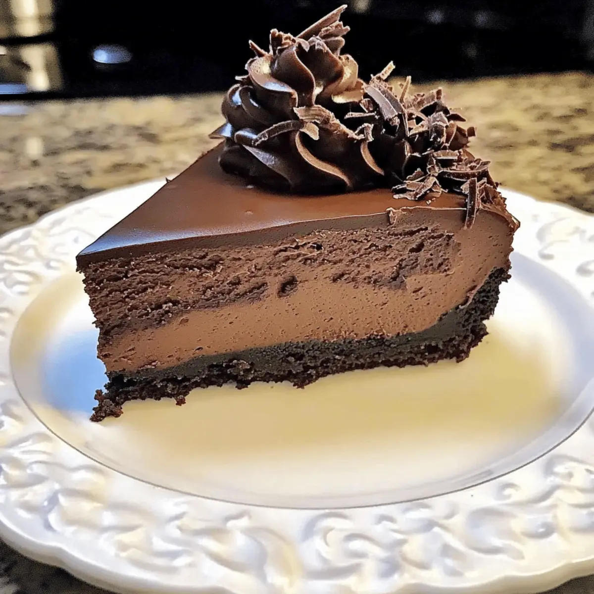 Heavenly Chocolate Fudge Truffle Cheesecake You’ll Love