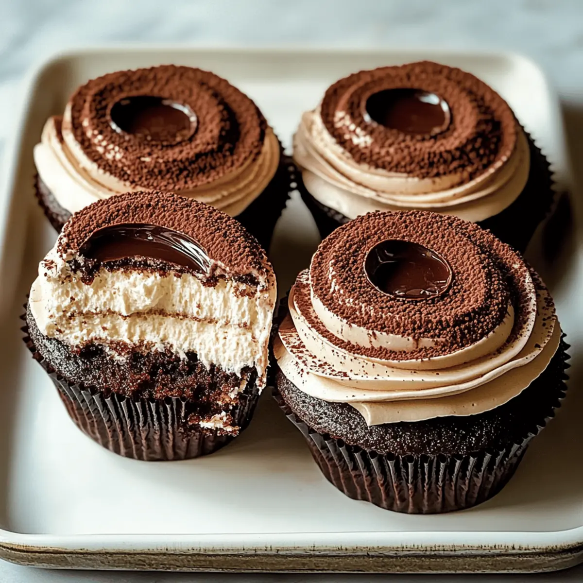 Irresistibly Decadent Chocolate Tiramisu Cupcakes You’ll Love