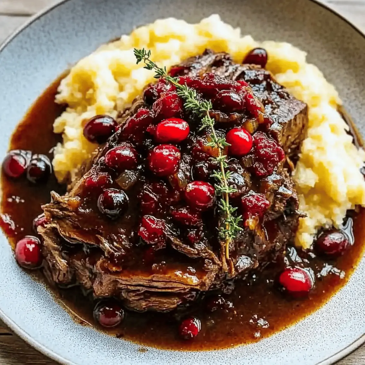 Cranberry Balsamic Roast Beef for Your Holiday Feast