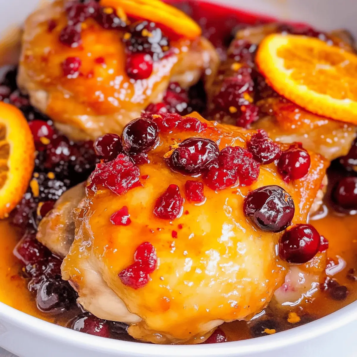 Cranberry Orange Glazed Chicken for a Cozy Family Feast