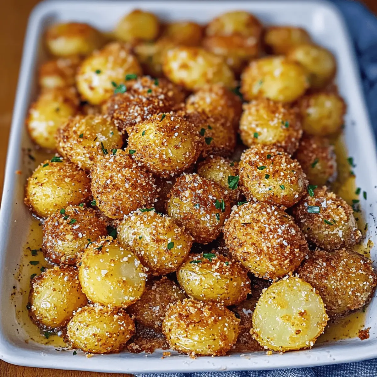 Crispy Parmesan Crusted Baby Potatoes That Steal the Show