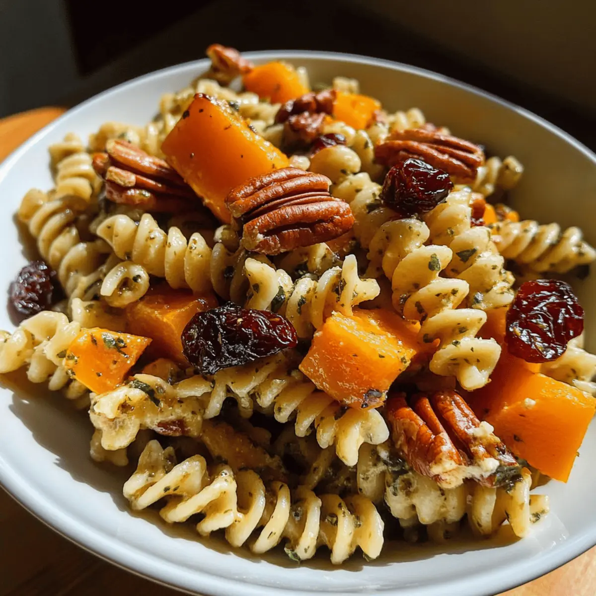 Fall Pasta Salad with Roasted Squash and Maple Bliss