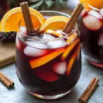 Fall Sangria with Apple Cider, Red Wine & Bourbon