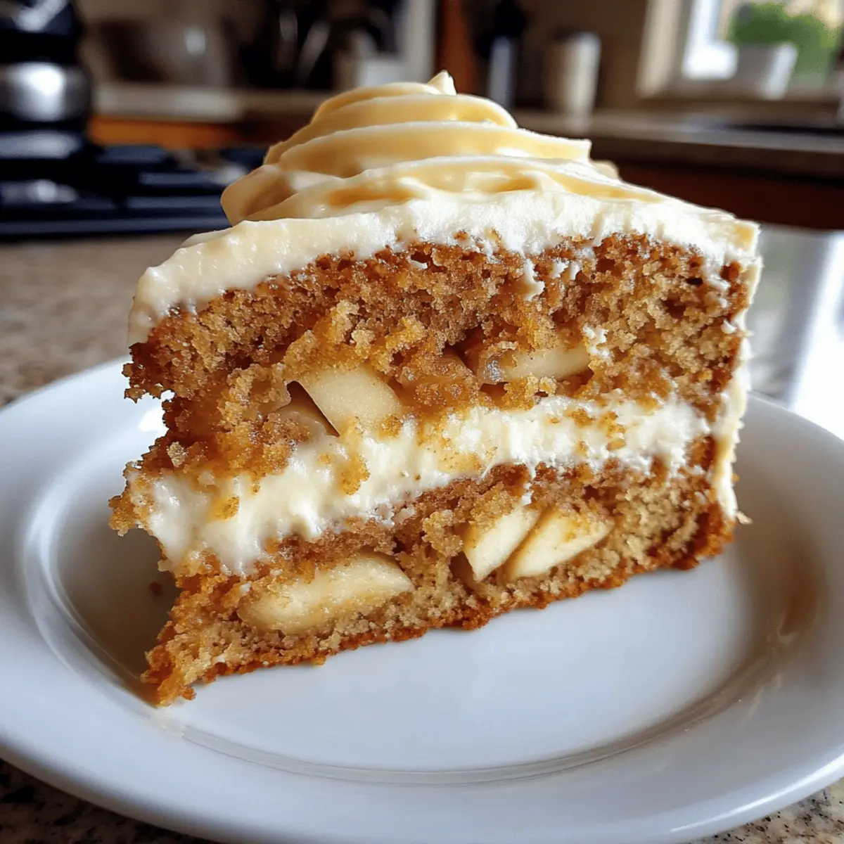 Fresh Apple Cake with Cream Cheese Frosting That’s a Fall Must!