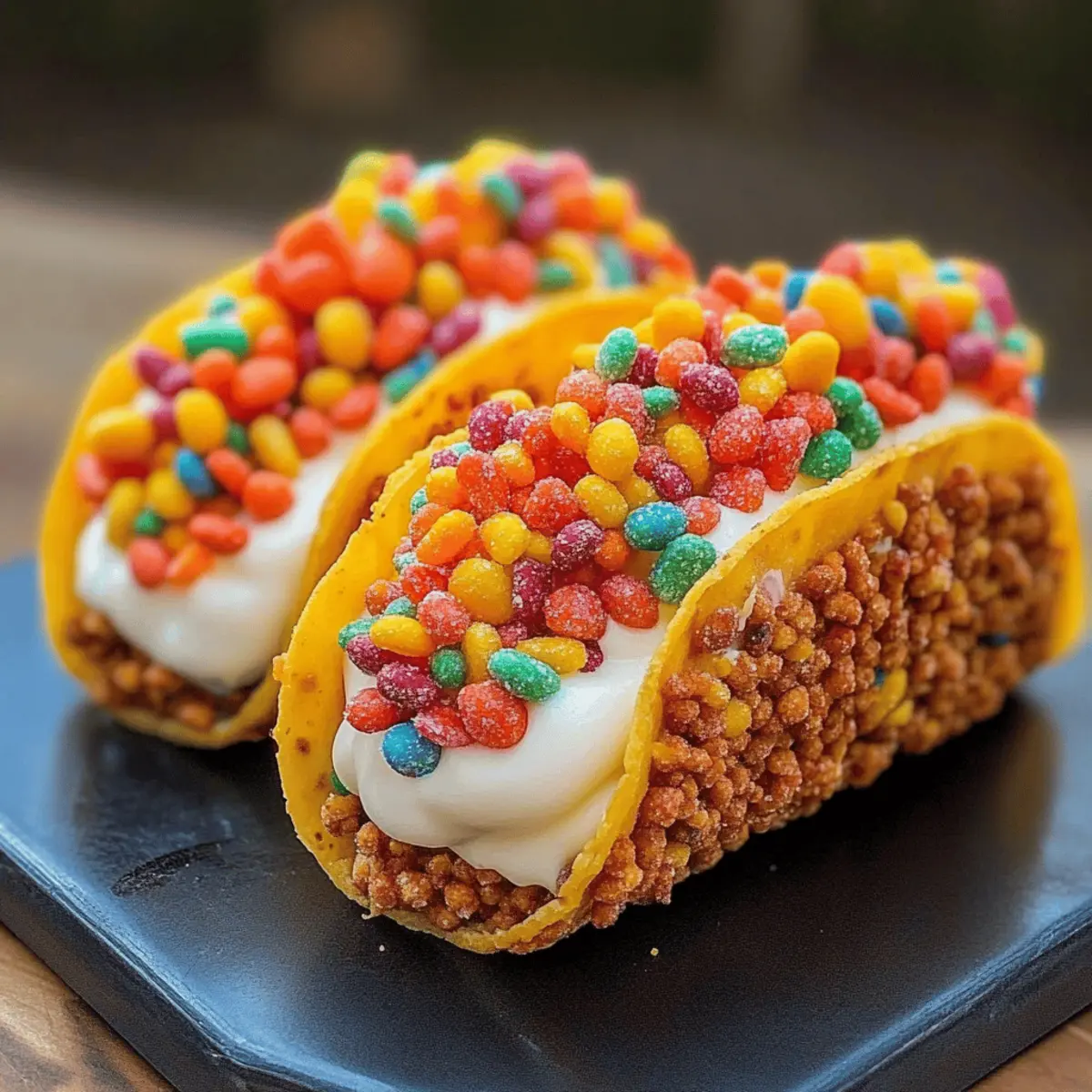 Fruity Pebbles Cheesecake Tacos: A Fun Dessert Adventure