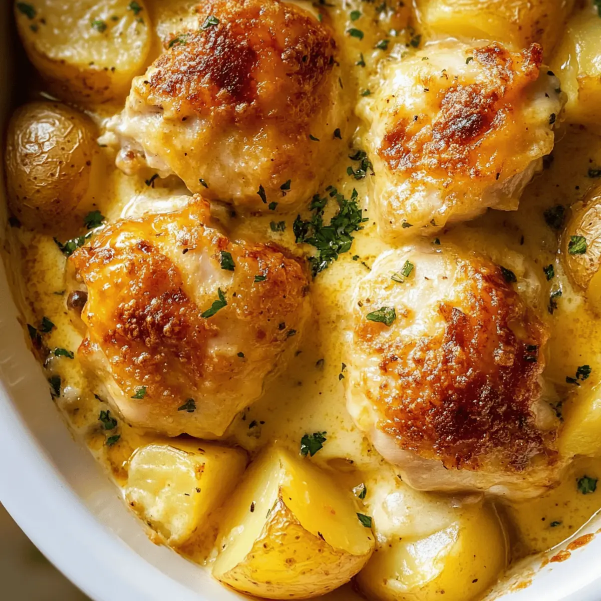 Garlic Parmesan Crockpot Chicken and Potatoes for Cozy Nights