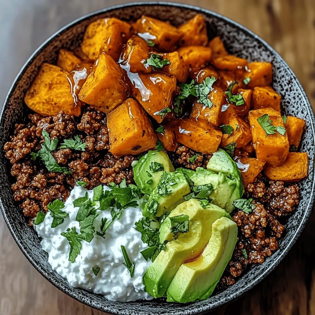 Ground Beef Hot Honey Bowl: Sweet-Spicy Meal Prep Bliss