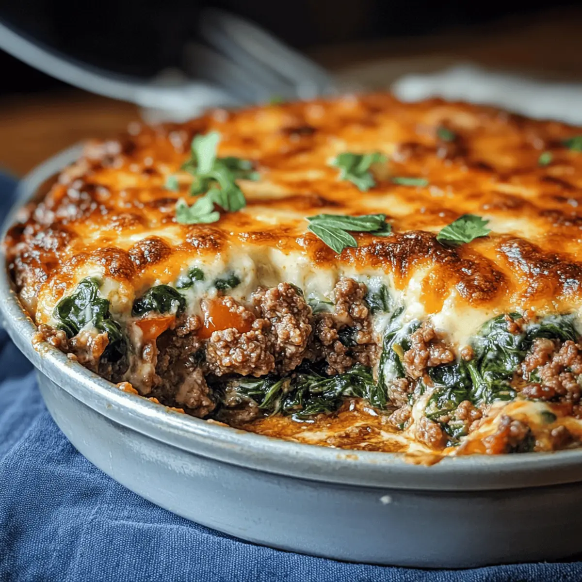 Ground Beef & Spinach Casserole: Comfort Food Delight