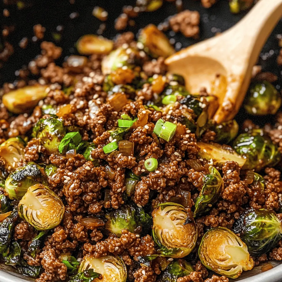 Savory Ground Beef and Brussels Sprouts for Busy Nights