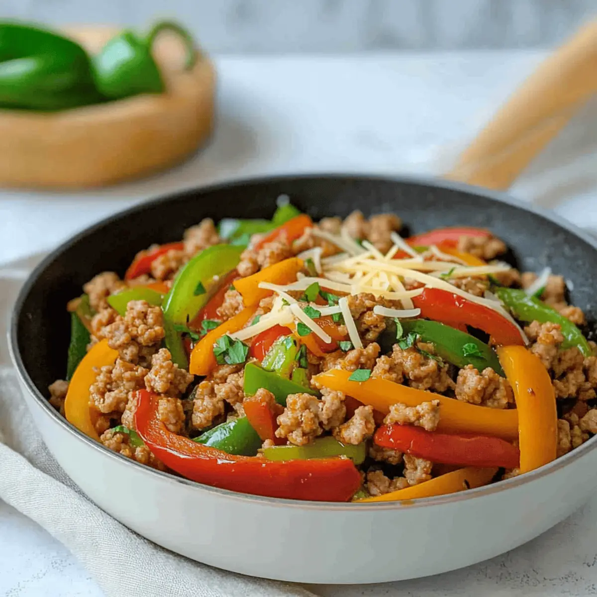 Savory Ground Turkey and Peppers Skillet for Busy Nights