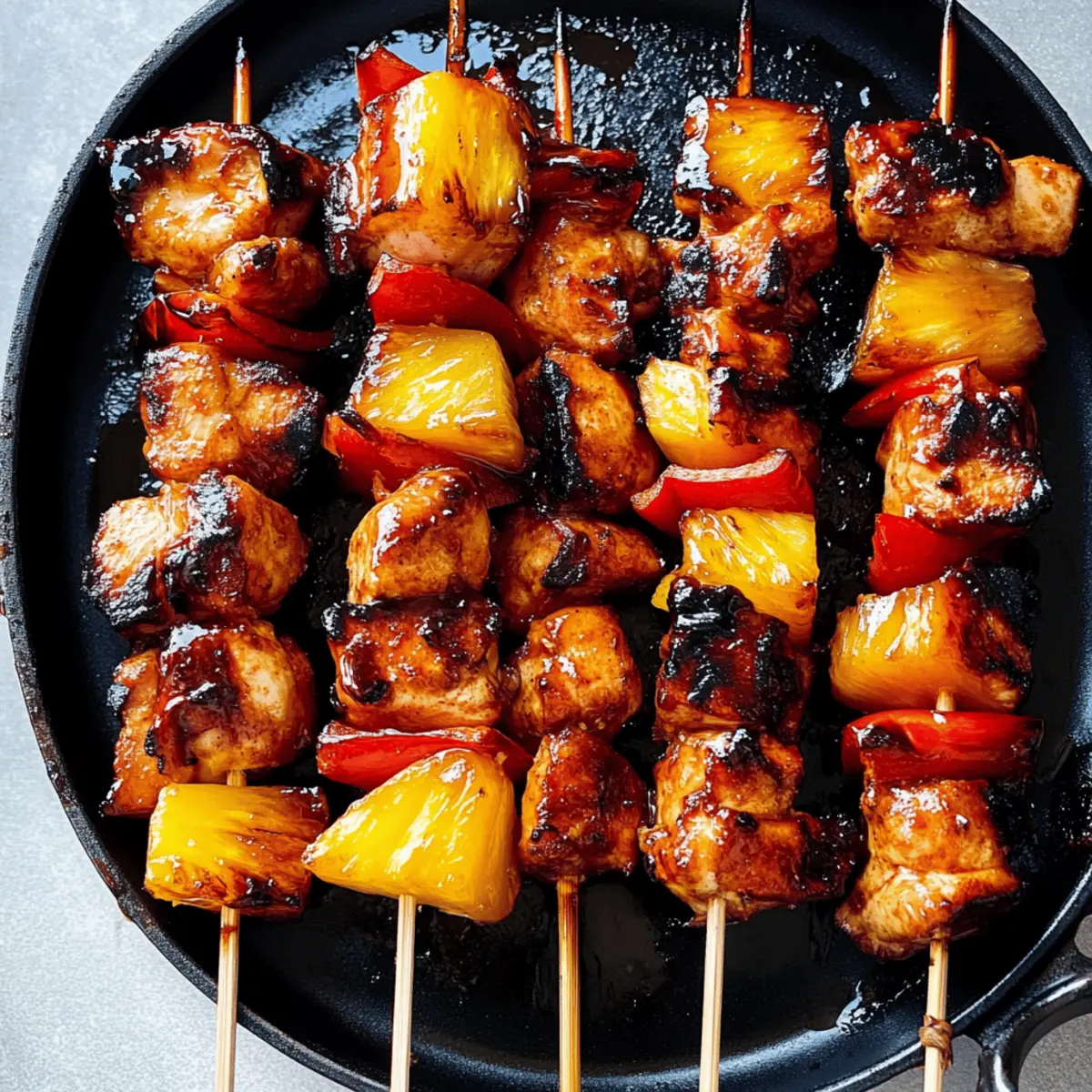 Savor Summer with Juicy Hawaiian Chicken Skewers