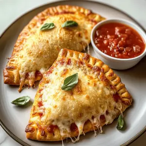 Homemade Cheesy Pizza Pockets