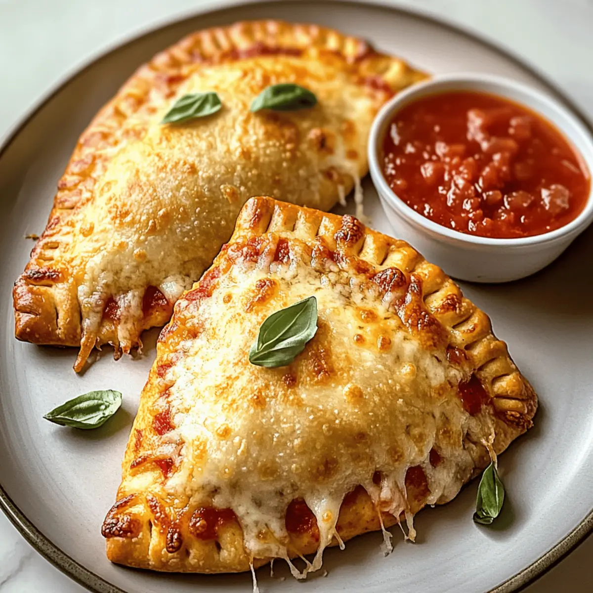Delicious Homemade Cheesy Pizza Pockets That Satisfy Cravings