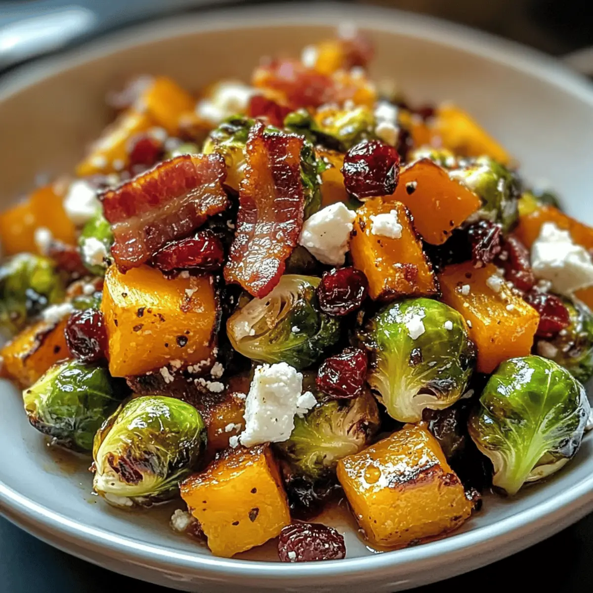 Savory Honey-Glazed Brussels Sprouts & Butternut Squash Delight