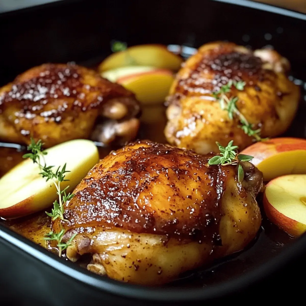 Serve Up Irresistible Apple Cider Glazed Chicken Tonight!