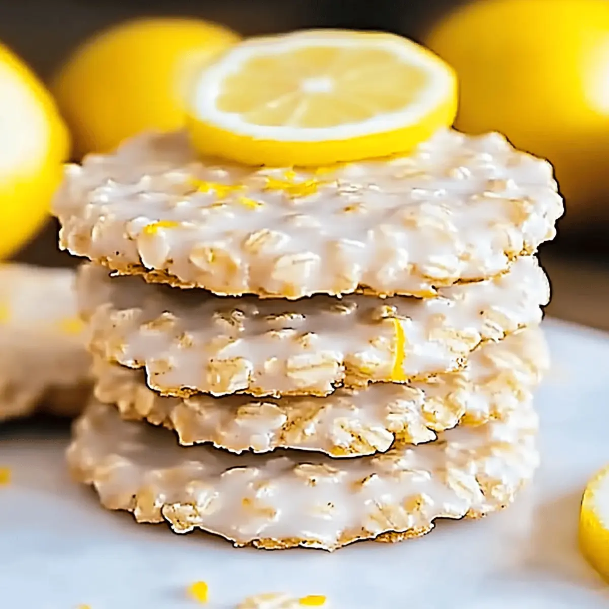 Zesty Lemon Oatmeal No-Bake Cookies in Just 15 Minutes