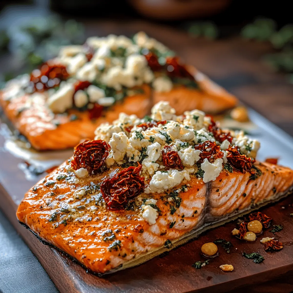 Mediterranean Baked Salmon With Feta for a Flavorful Feast