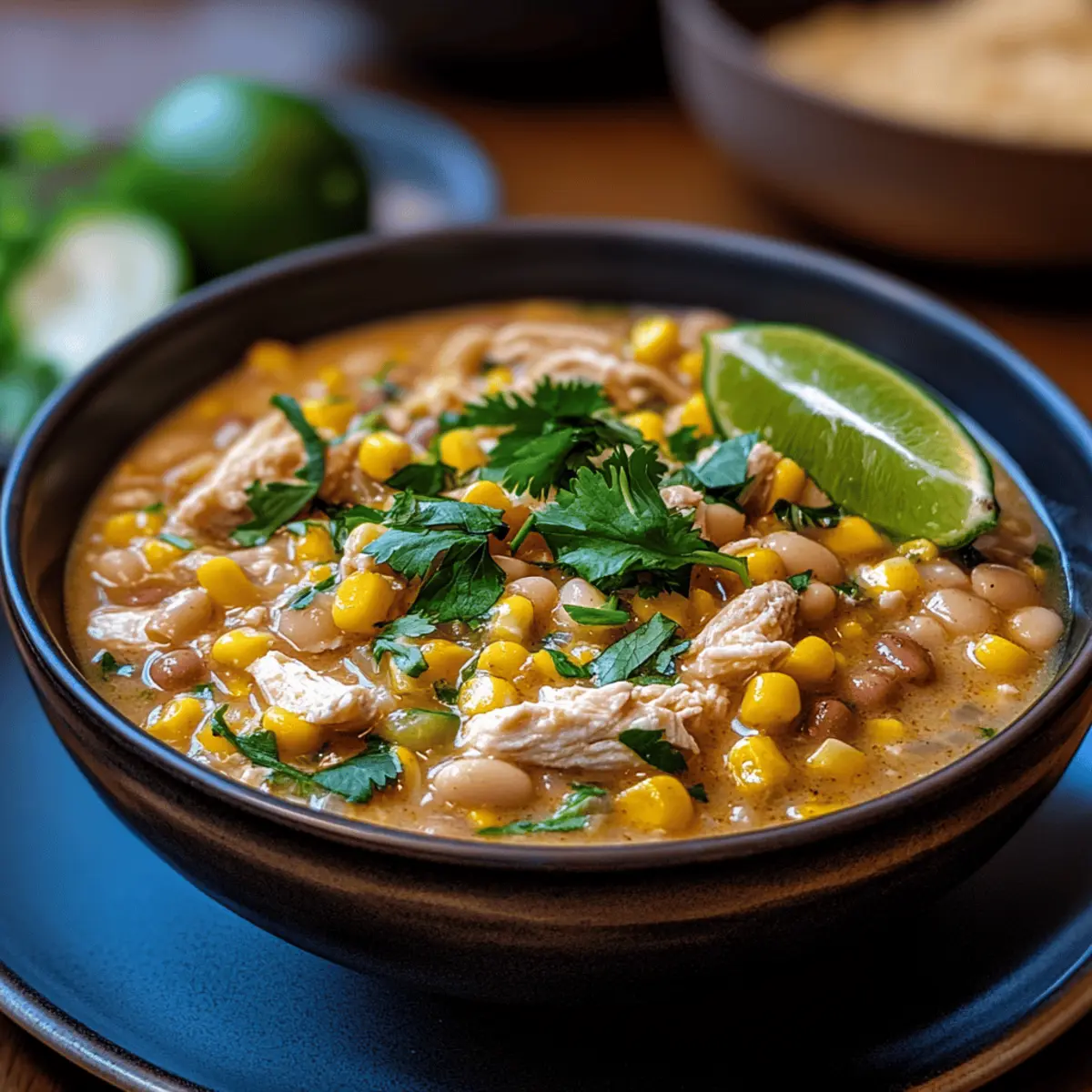 Irresistible Mexican Street Corn White Chicken Chili Bliss