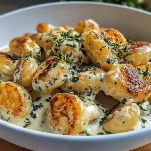 Millionaire Gnocchi with Creamy Sauce