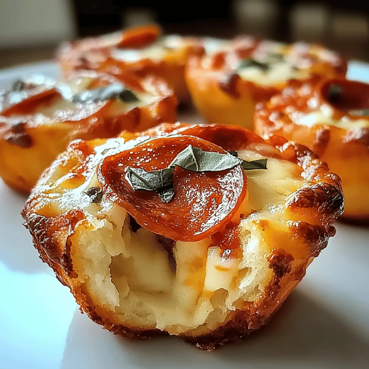 Mini Deep Dish Crescent Roll Pizzas: Quick, Customizable Delights