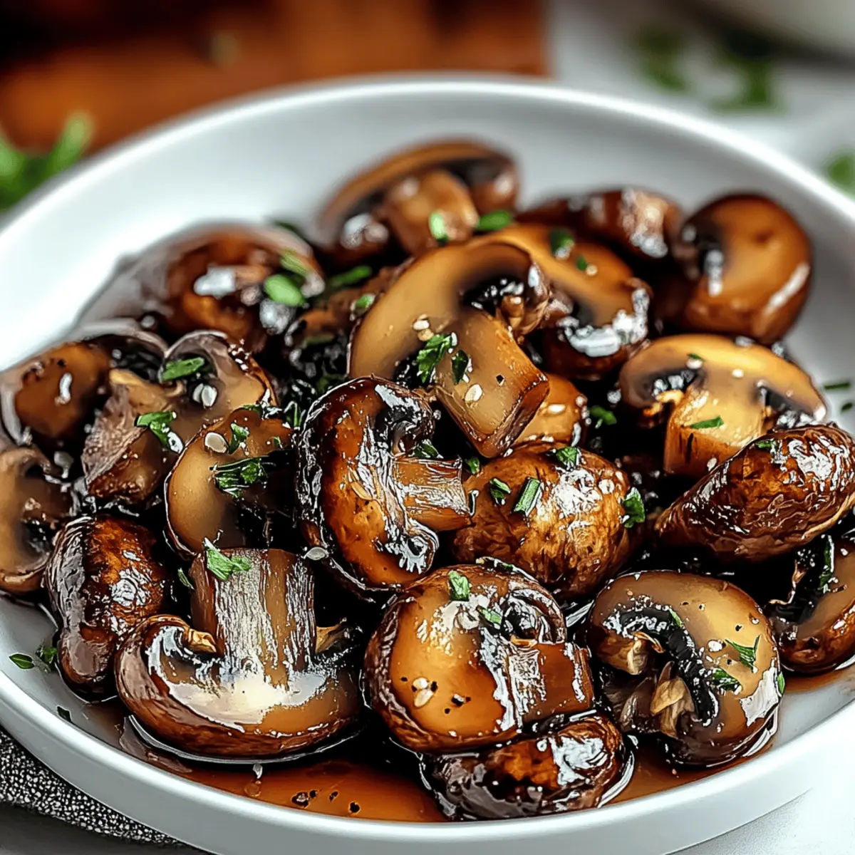 Savory Oven-Roasted Mushrooms with Soy Sauce & Honey Delight