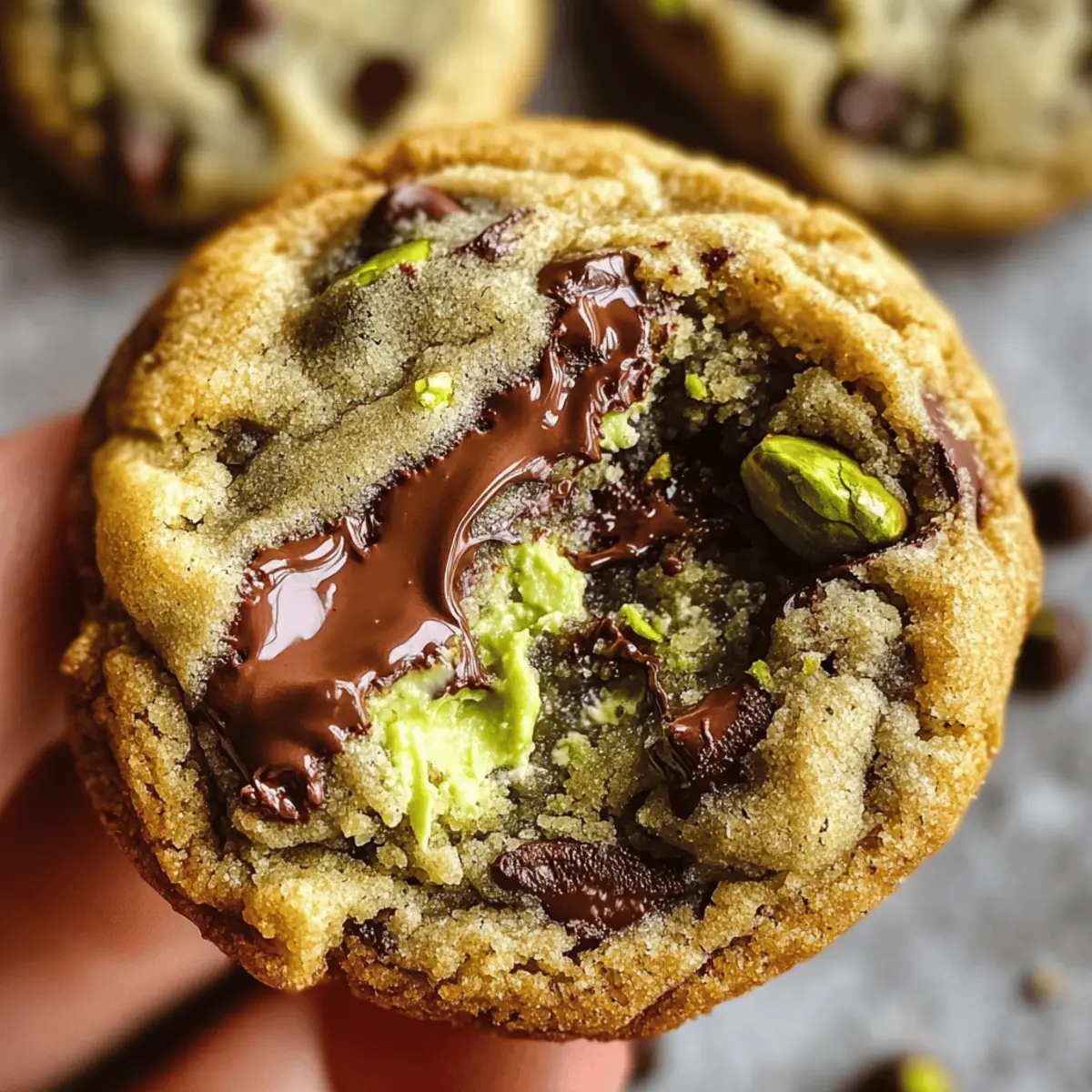 Irresistible Pistachio Cream Cookies with Gooey Centers
