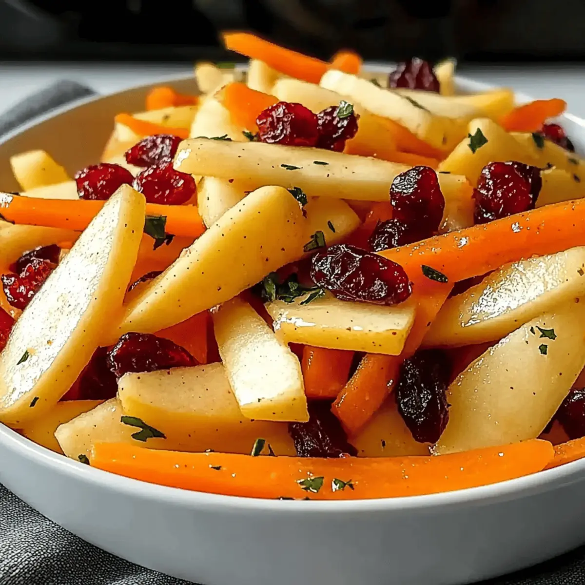 Refreshing Apple Cranberry Carrot Salad – Crunchy & Colorful Joy