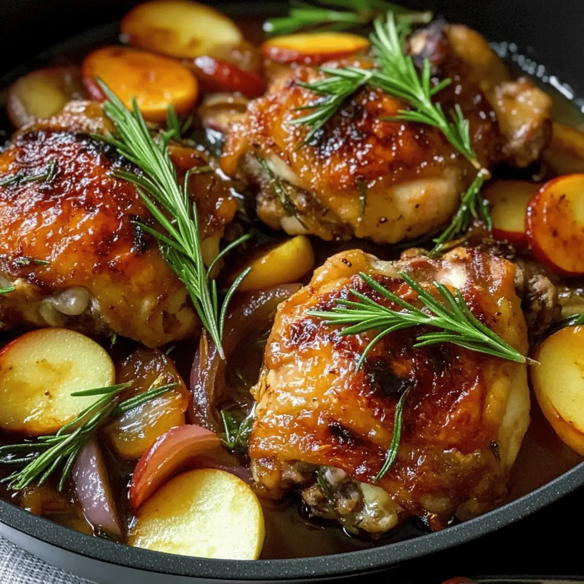 Savory Rosemary Apple Cider Chicken for Cozy Fall Nights