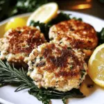 Rosemary Lemon Chicken Patties
