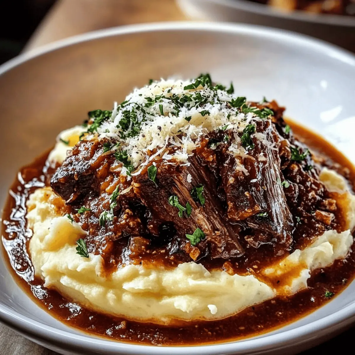 Short Rib Ragu with Parmesan Mashed Potatoes: Pure Comfort Bliss
