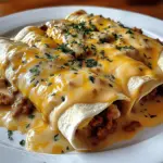 Southern Breakfast Enchiladas with Sausage Gravy