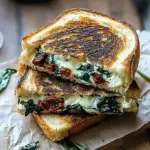 Sun-Dried Tomato, Spinach, and Ricotta Grilled Cheese