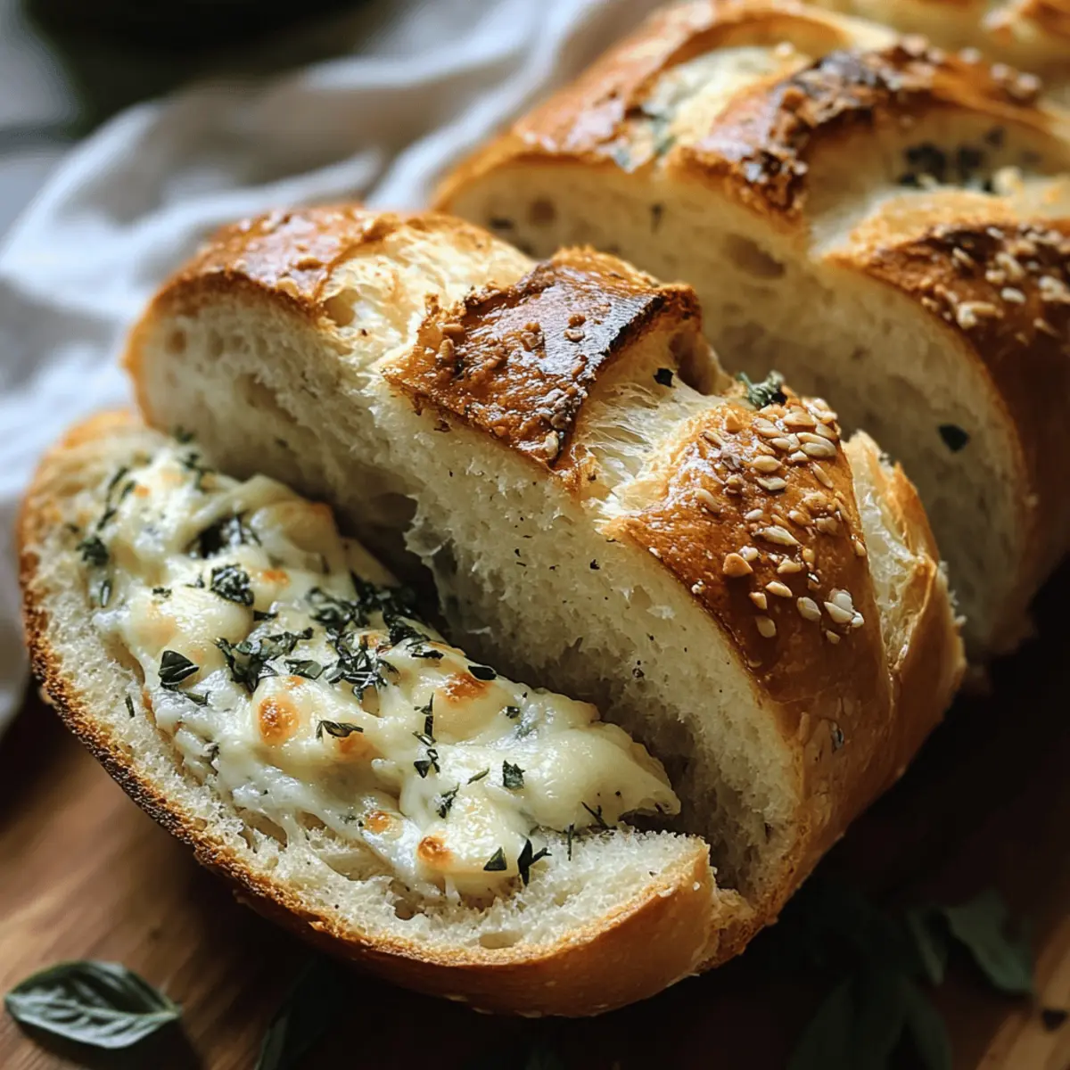 Swirled Garlic Herb and Cheese Bread: Your New Comfort Food