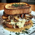 Swiss Mushroom Melt Sandwich