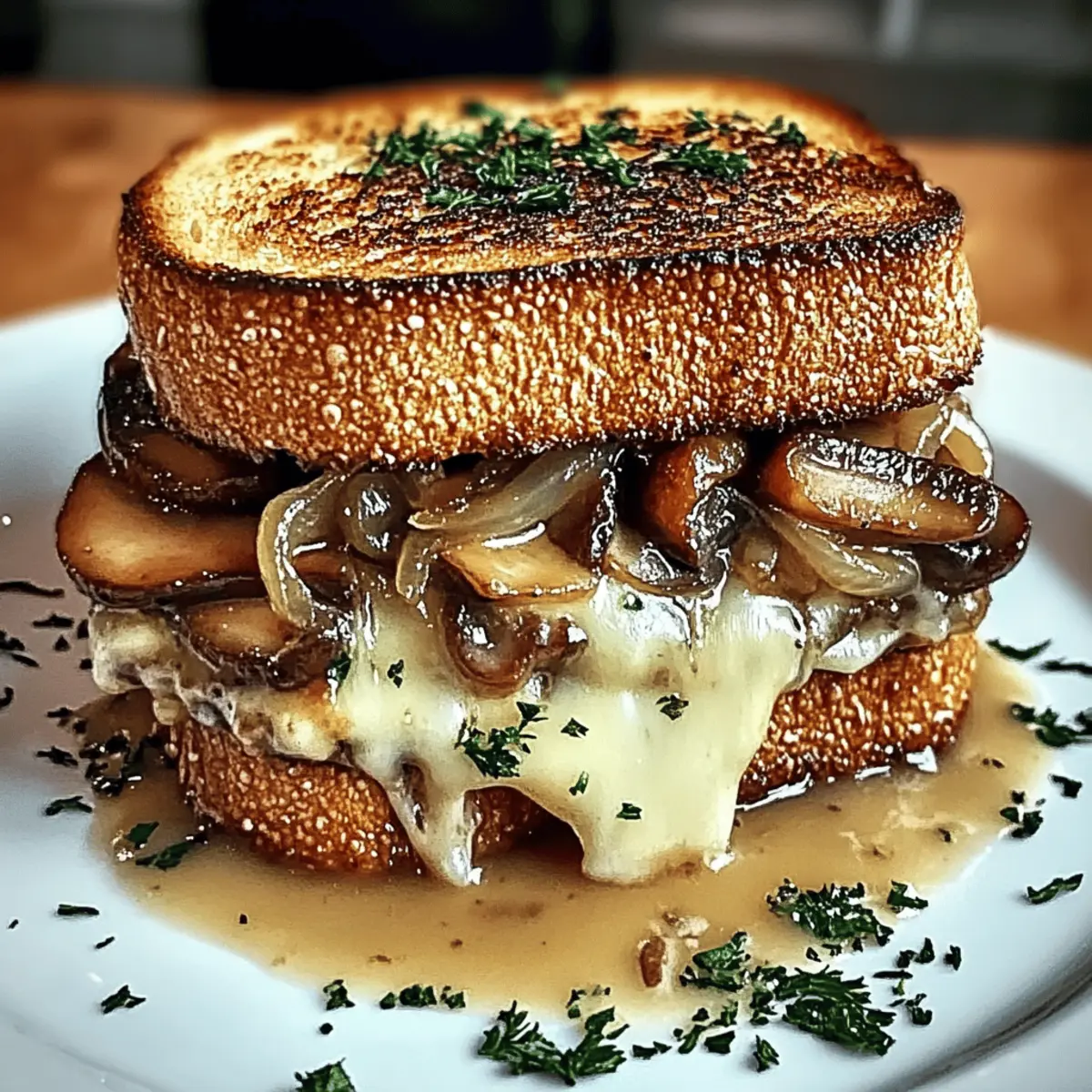 Irresistible Swiss Mushroom Melt Sandwich You’ll Crave Daily