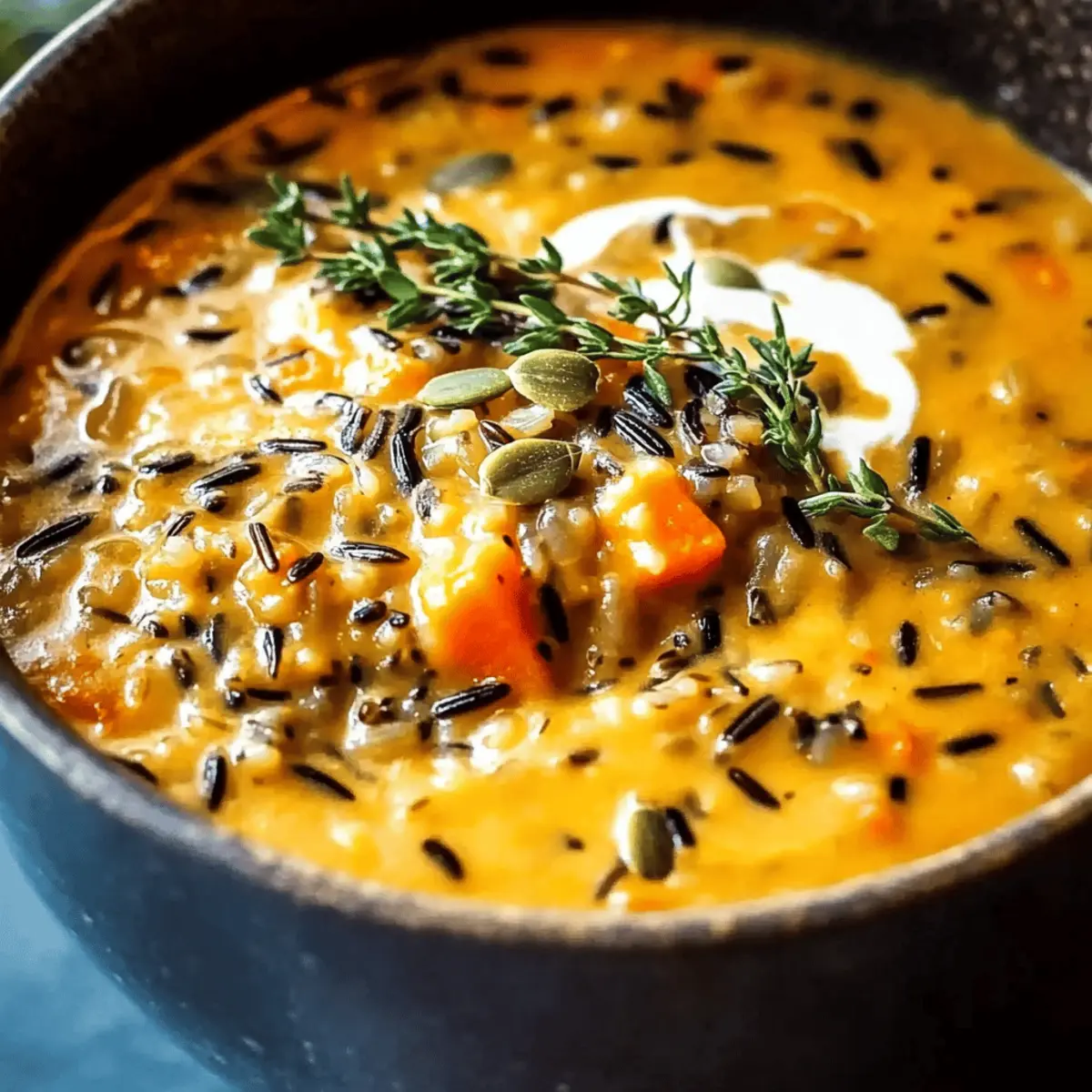 Cozy Up with Vegan Pumpkin Wild Rice Soup Bliss
