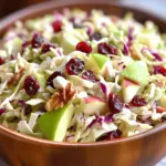 Zesty Apple Cranberry Coleslaw