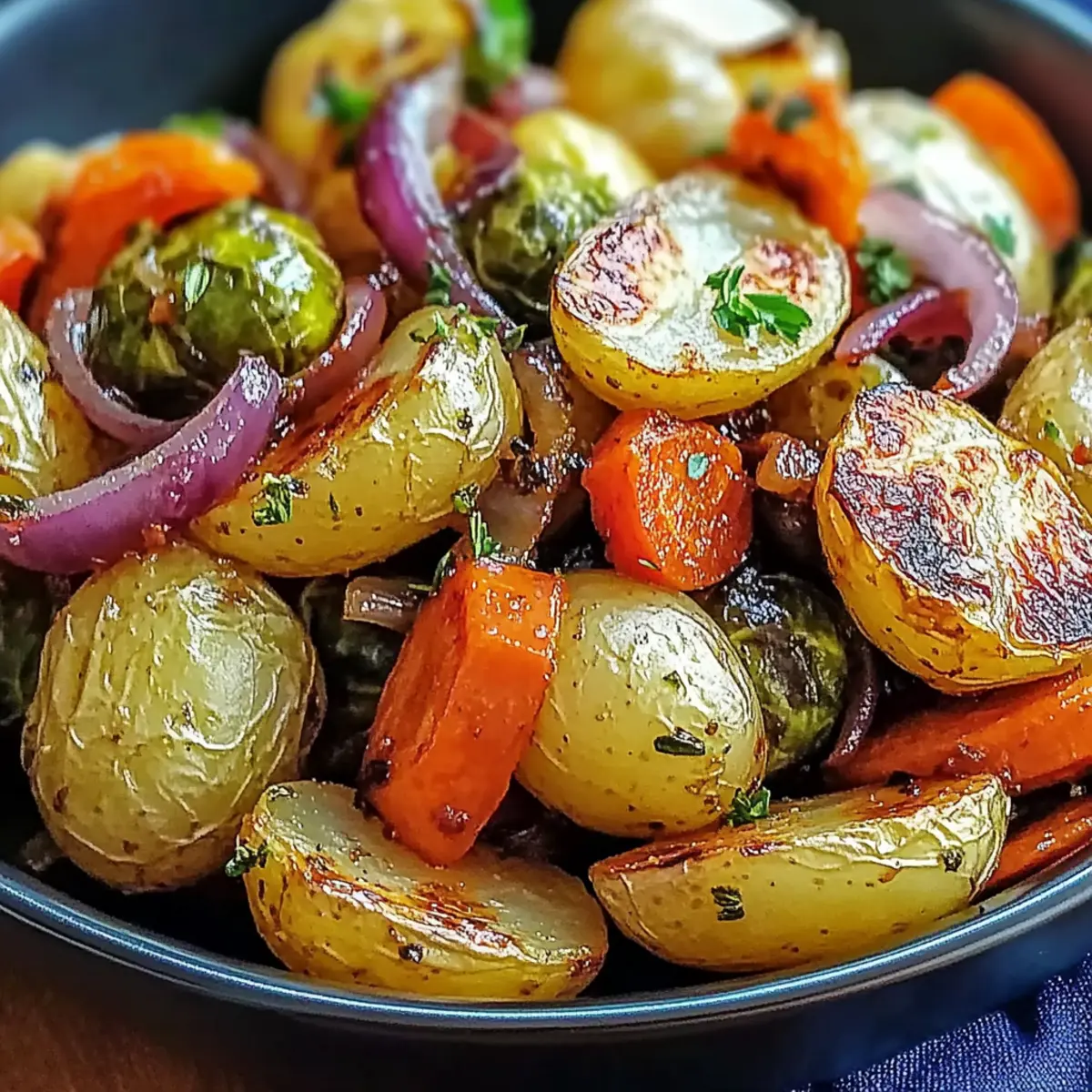 Maple Dijon Roasted Vegetables for a Sweet Savory Feast