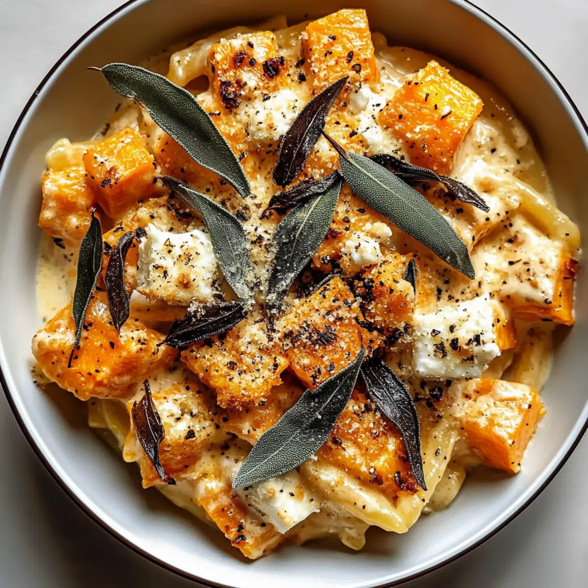Viral Sweet Potato Goat Cheese Sage: A Cozy Pasta Delight