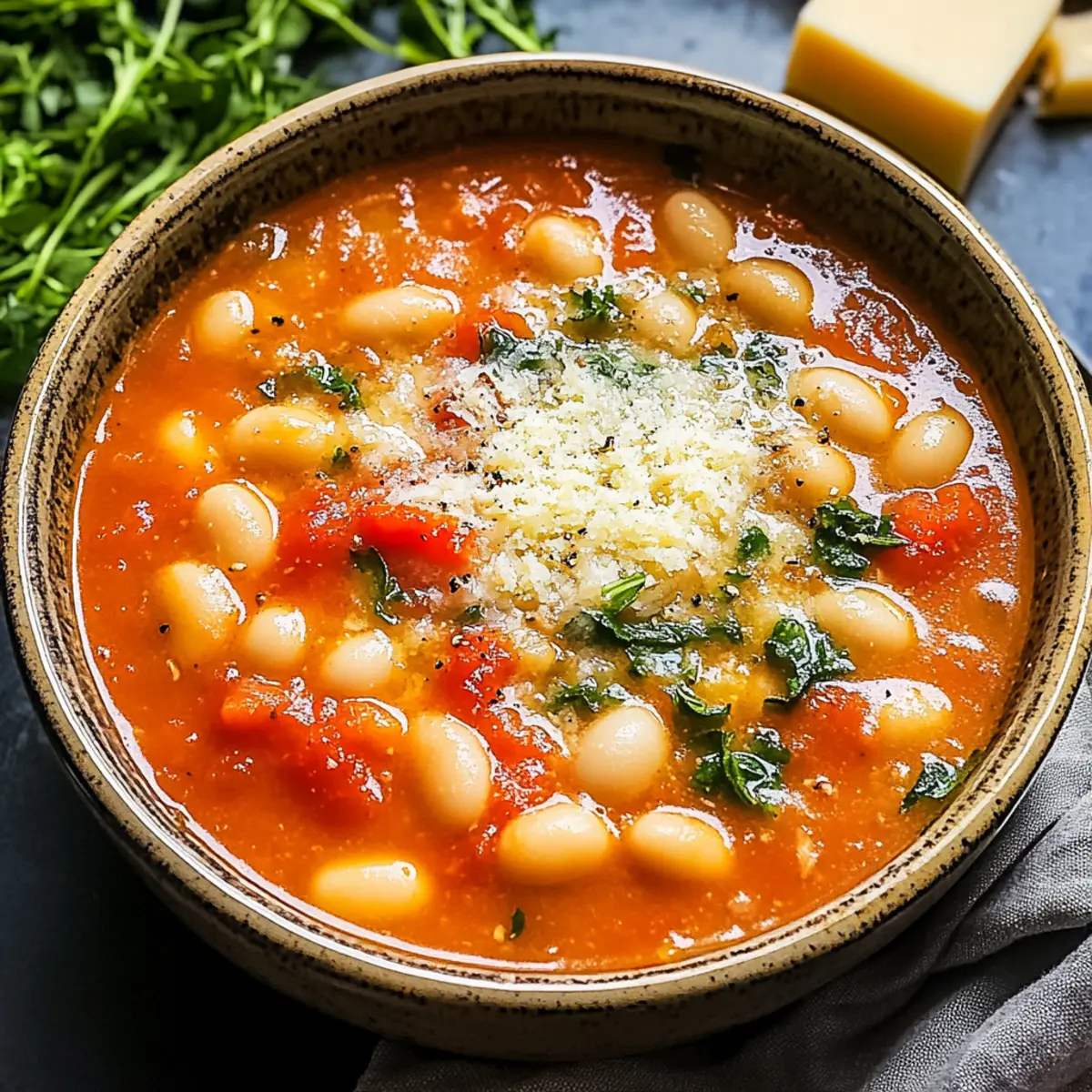 Comforting Tomato and Cannellini Bean Soup in 40 Minutes
