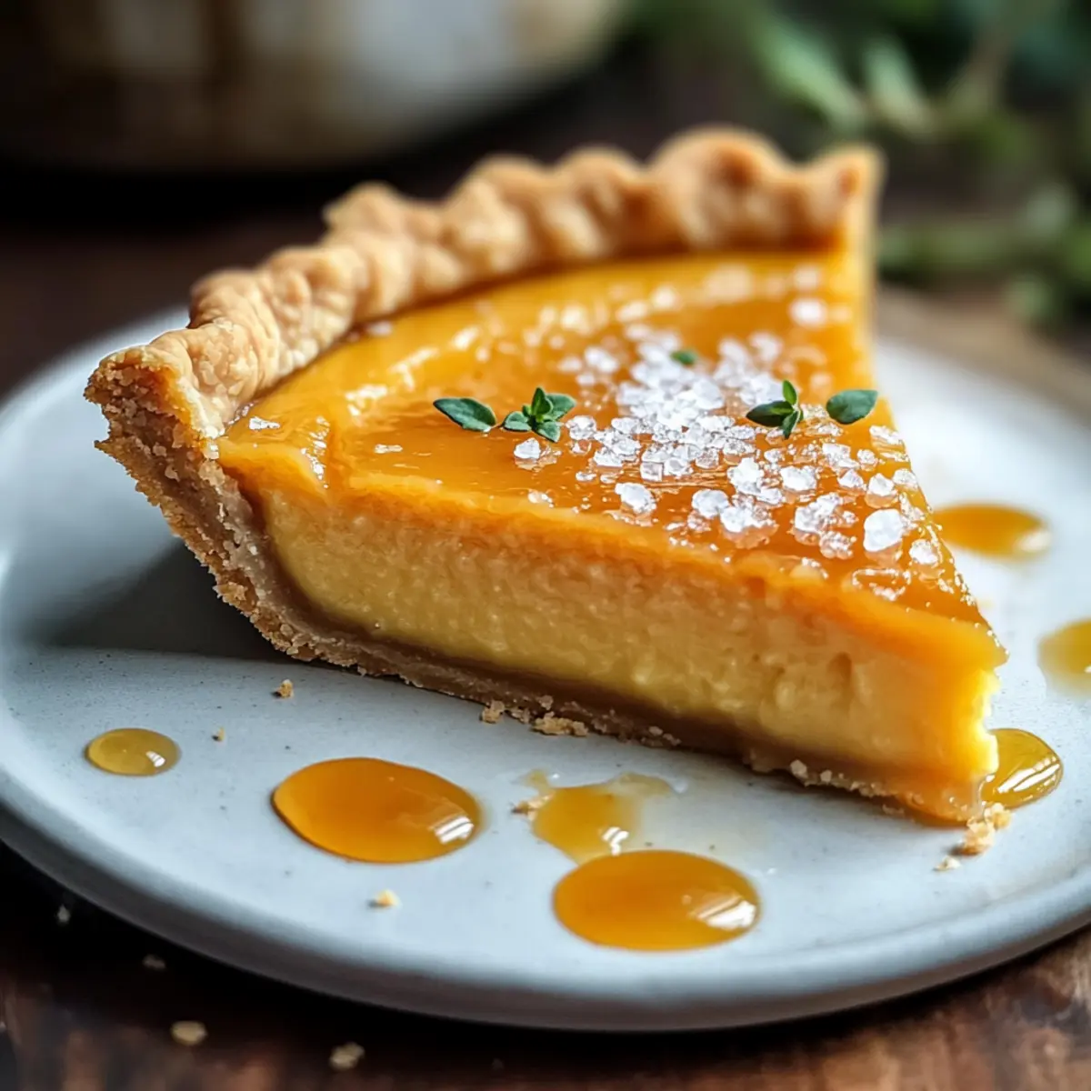 Salted Whiskey Honey Pie: A Decadent Slice of Comfort