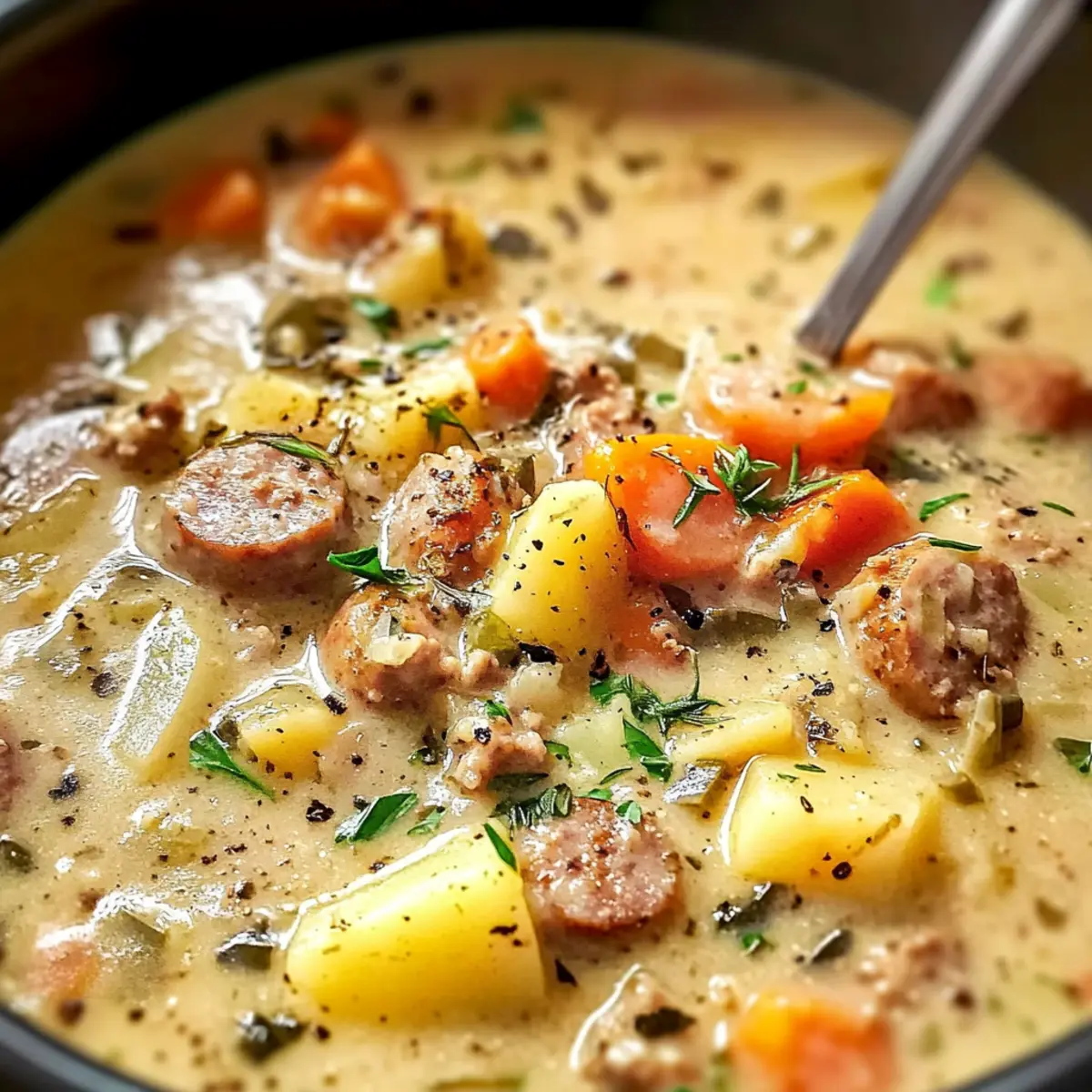 Creamy Potato and Sausage Chowder for Cozy Night In